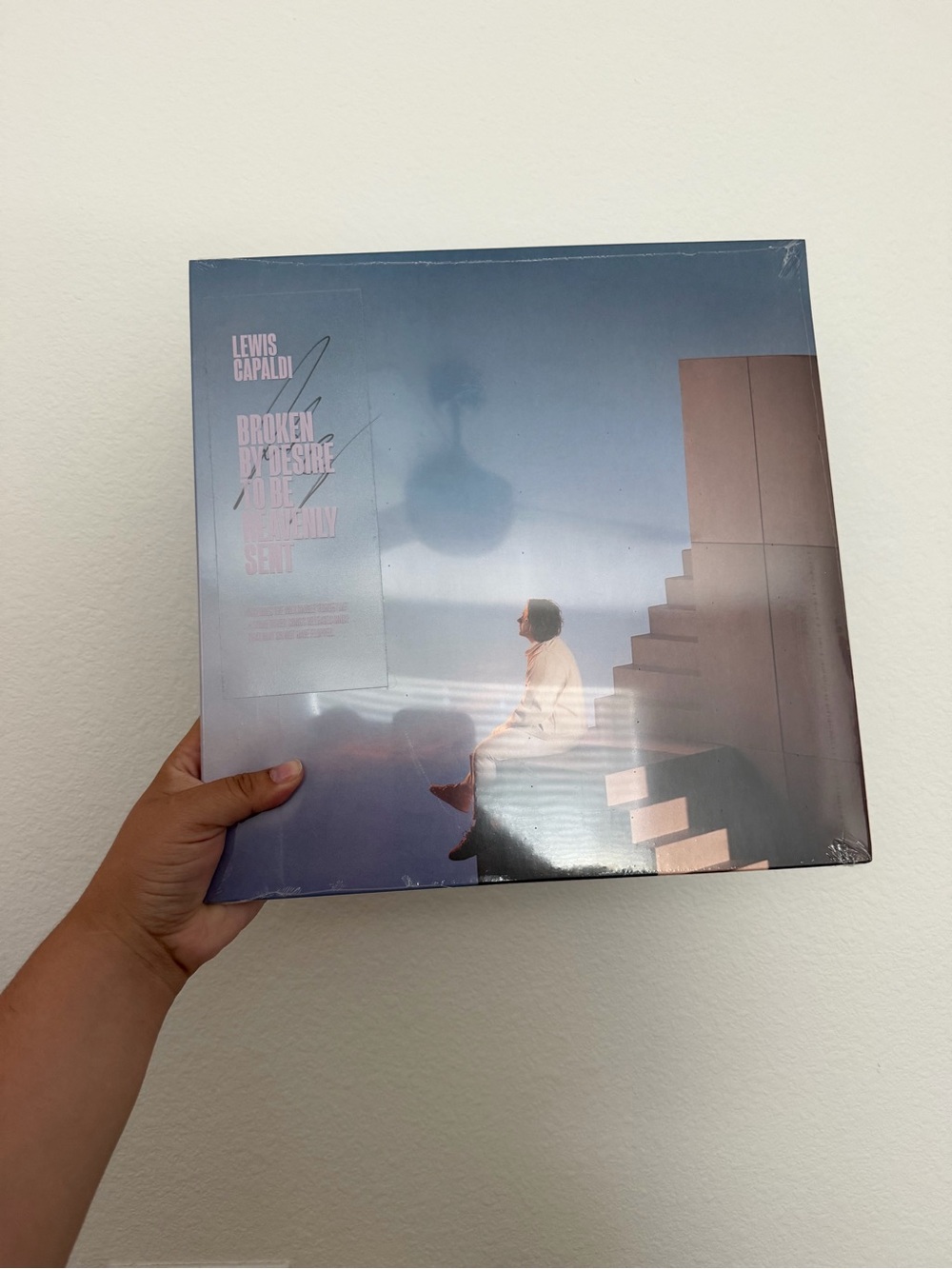 'Broken By Desire To Be Heavenly Sent' LEWIS CAPALDI SIGNED